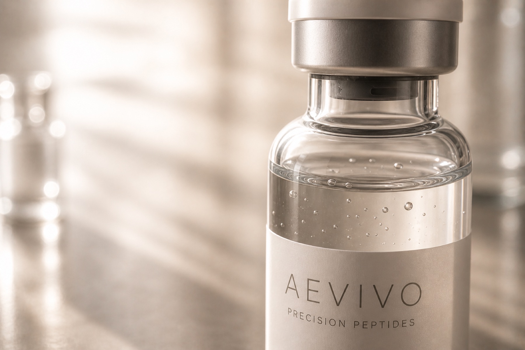 Aevivo Precision Peptides vial close-up
